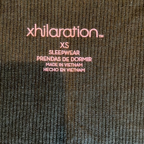 NWT Xhilaration Black Ribbed Sleep Dress - Picture 7 of 8